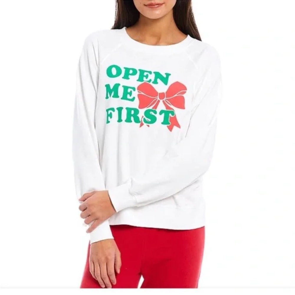 WILDFOX Open Me First Size Large Sweatshirt, NWT